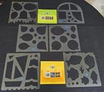 6 sjablonen + 2 voorbeeldenboekjes (serie 5), Hobby en Vrije tijd, Ophalen of Verzenden, Zo goed als nieuw, Frame of Mal, Scrap