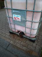 2 x ibc 1000 l met kraan, Ophalen