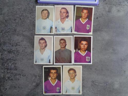 Maple leaf chewing gum  ANDERLECHT voetbal kaarten anno 1963, Hobby en Vrije tijd, Stickers en Plaatjes, Verzenden