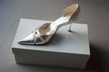 zilver lederen pumps - Nieuw beschikbaar voor biedingen