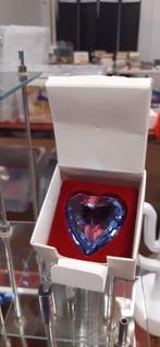 Swarovski blauw hart, Comme neuf, Figurine, Enlèvement ou Envoi