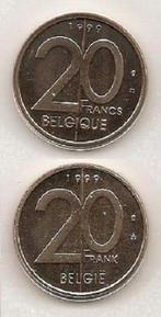 uit muntenset * 20 frank 1999 fr+vl * FDC, Postzegels en Munten, Munten | België, Verzenden