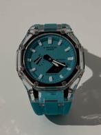 CASIO GA-2100 CUSTOM CASIAOK MOD TIFFANY BLUE, Handtassen en Accessoires, Horloges | Heren, Casio, Kunststof, Polshorloge, Nieuw