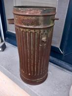 Duitse gecamoufleerde Gasmasker Koker WO2, origineel, Verzamelen, Militaria | Tweede Wereldoorlog, Ophalen of Verzenden