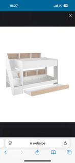 Stapelbed met bedlade, Kinderen en Baby's, Kinderkamer | Bedden, Ophalen, Zo goed als nieuw, Hoogslaper of Stapelbed