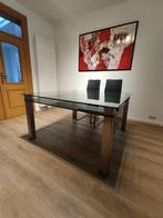 Eettafel, Huis en Inrichting, Tafels | Eettafels, Ophalen, Gebruikt, Vierkant, Vijf personen of meer