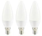 3 stuks - LED-lamp E14/3,6W - C35 warmwit mat - Niet Dimbaar, Enlèvement ou Envoi, Neuf, Ampoule
