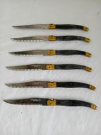 Couteaux Laguiole production inox trempe, Caravanes & Camping, Enlèvement ou Envoi, Utilisé