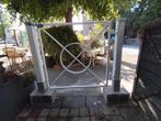 Gegalvaniseerd tuinpoortje 100x80cm, Ophalen, Zo goed als nieuw, Hout