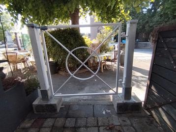 Gegalvaniseerd tuinpoortje 100x80cm beschikbaar voor biedingen
