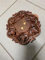 Handgesneden houten onderzetter, Huis en Inrichting, Woonaccessoires | Onderzetters, Ophalen