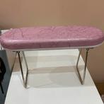 Accoudoir à clous en marbre rose en très bon état, Enlèvement ou Envoi, Comme neuf, Rose, Softcase