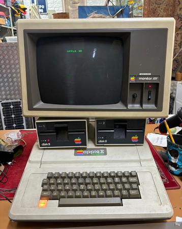 Vintage apple II euro plus beschikbaar voor biedingen