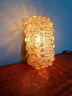 Helena Tynell amberkleurige wandlamp van bubbelglas, 1970, Ophalen of Verzenden