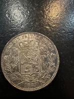 Piece monnaie 5 francs belges Leopold 1867, Ophalen of Verzenden