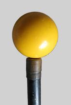 Riet wandelstok - cane met bol als handvat, Antiek en Kunst, Ophalen