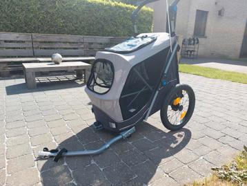 Opvouwbare hondenfietskar trixie maat M, Fietsen en Brommers, Ophalen, Zo goed als nieuw, Opvouwbaar