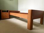 Auping Auronde éénpersoonsbed, Huis en Inrichting, Ophalen, 90 cm, Bruin, Zo goed als nieuw