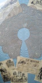Antiek textiel kantwerk KRAAG uit 1890, Antiek en Kunst, Antiek | Kleding en Textiel, Ophalen of Verzenden