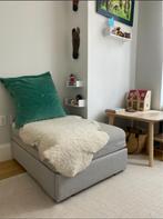 2x Ikea Vallentuna zetelbed lichtgrijs *zeer goede staat*, Huis en Inrichting, Ophalen, Eenpersoons, Zo goed als nieuw, 80 cm