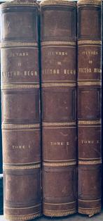 Oeuvres de Victor Hugo (3 tomes), Antiek en Kunst, Antiek | Boeken en Manuscripten, Hugo, Victor, Ophalen of Verzenden