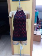 blouse de fête noir rouge taille S, Overige typen, Ophalen of Verzenden, Maat 36 (S), Gedragen