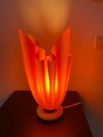 Mis century - oranje lamp - sfeerlicht, Ophalen of Verzenden, Gebruikt, Kunststof, Minder dan 50 cm