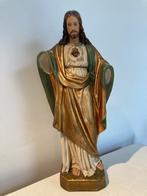 Groot beeld Heilig Hart van Jezus zonder handen (53 cm), Antiek en Kunst, Antiek | Religieuze voorwerpen, Ophalen