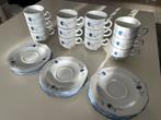 Mokka porseleinen servies (12 stuks), Ophalen, Zo goed als nieuw, Porselein, Kop en/of schotel