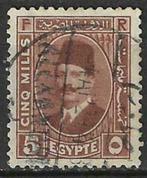 Egypte 1927/1932 - Yvert 122 - Koning Fouad I (ST), Postzegels en Munten, Postzegels | Afrika, Verzenden, Egypte, Gestempeld