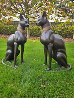 Bronzen koppel katten /poezen doe eerlijk voorstel aub., Ophalen of Verzenden, Brons