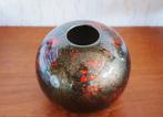 Ronde keramische vaas Japan, Gebruikt, Overige kleuren, Aardewerk of Porselein, Ophalen of Verzenden