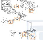 Alle rubbers achteras 240 Volvo onderdeel achteras240rub, Auto-onderdelen, Ophalen of Verzenden, Nieuw