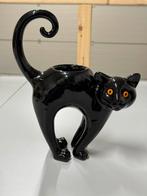 Bougeoir Yankee Bougeoir chauffe-plat de chat noir Nouveau, Maison & Meubles, Noir, 25 à 50 cm, Enlèvement ou Envoi, Neuf