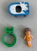 Polly Pocket Little Lulu's Bath Time Ring Blue Vintage 1989, Gebruikt, Ophalen of Verzenden