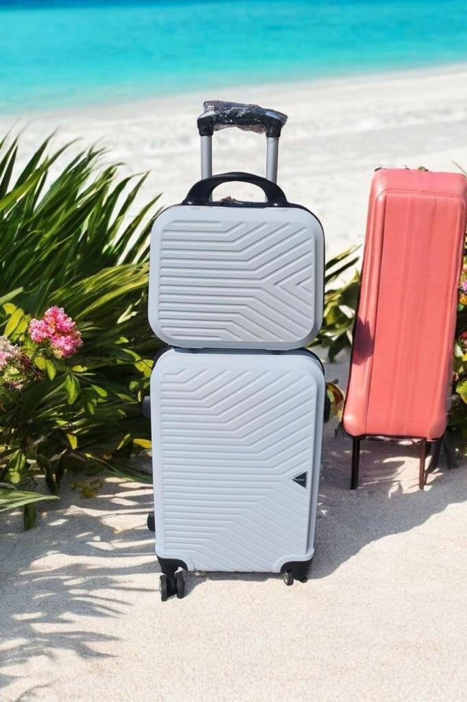 Set 2 Bagages  – Valise cabine  + Sac vanity ”
Roulettes 360, Bijoux, Sacs & Beauté, Valises, Neuf, Roulettes, Enlèvement ou Envoi