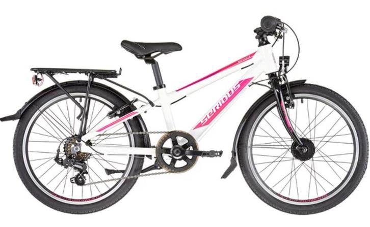 Serious Rockville Street 20-inch kinderfiets (roze/wit), Fietsen en Brommers, Fietsen | Kinderfietsjes, Gebruikt, 20 inch of meer
