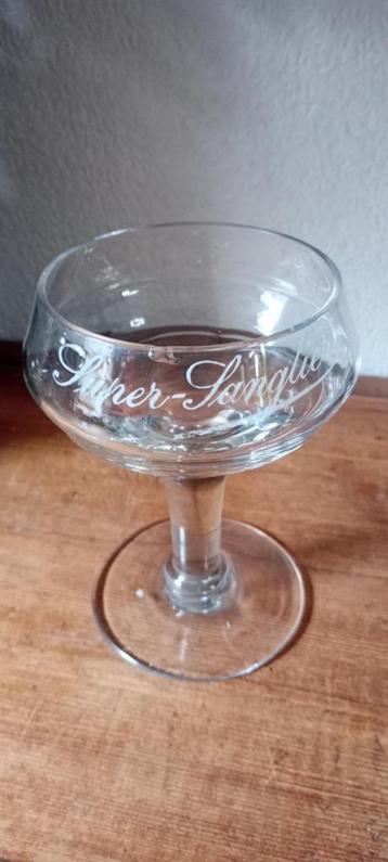 Brasserie bier oud glas Super-Sanglier beschikbaar voor biedingen