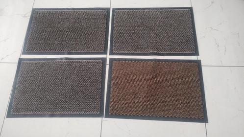 Schoonloopmatten antraciet/bruin - 40 cm x 60 cm, Huis en Inrichting, Stoffering | Tapijten en Vloerkleden, Gebruikt, Minder dan 50 cm