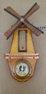 Molentje met thermometer en barometer, Audio, Tv en Foto, Weerstations en Barometers, Ophalen of Verzenden, Gebruikt, Barometer