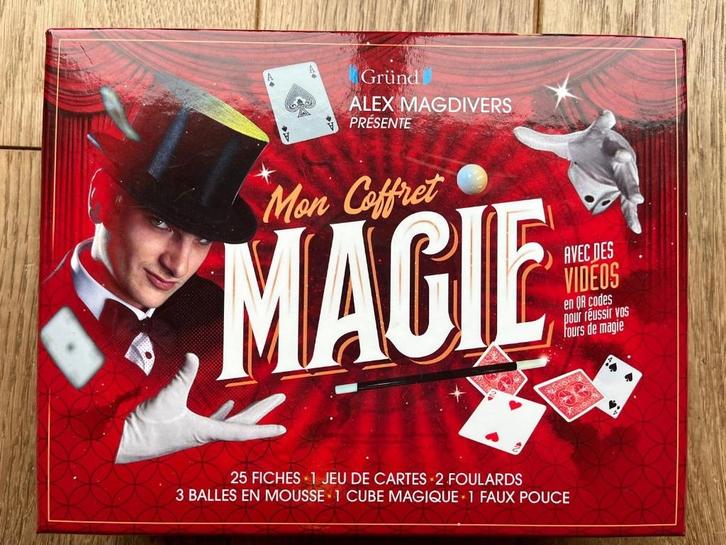 Coffret Magie - Alex Magdivers, Hobby & Loisirs créatifs, Jeux de société | Jeux de plateau, Neuf, 1 ou 2 joueurs, Enlèvement