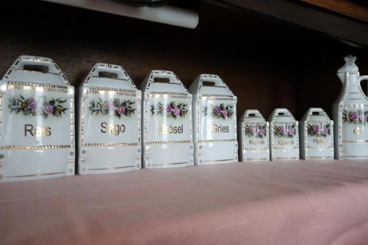 vintage Set van 14 , mooi R & S Germany porselain puntgaaf, Antiek en Kunst, Curiosa en Brocante, Ophalen