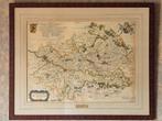 reproductie 'Kaart van de Kortrijkse kanselarij' naar Blaeu, Antiek en Kunst, Curiosa en Brocante, Ophalen