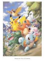 Pokemon borduurpatroon, Ophalen