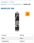 Sikaflex 256 lijm voor autoruiten, Nieuw, Ophalen of Verzenden