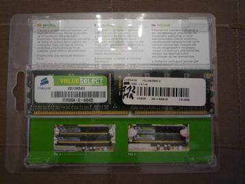 Ddr-400 Corsair value ddr-ram 512mb pc3200 - 400mhz - NEUVE beschikbaar voor biedingen