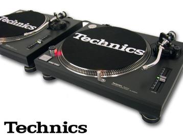 Technics SL 1210 1200 mk2 mk3 zwart Pro DJ platenspeler 1of2 disponible aux enchères