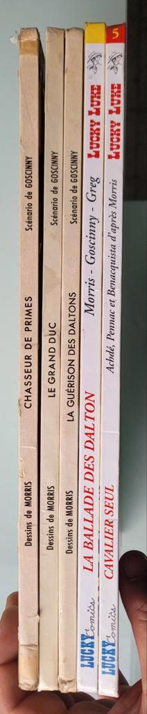 Lot de 5 bd sur Lucky Luke, Boeken, Stripverhalen, Gelezen, Ophalen of Verzenden