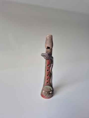  Flûte artisanale ethnique en céramique beschikbaar voor biedingen