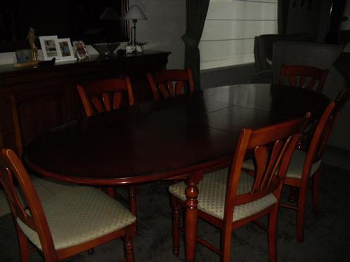 eetkamer, Huis en Inrichting, Complete eetkamers, Gebruikt, 6 tot 8 stoelen, Ophalen